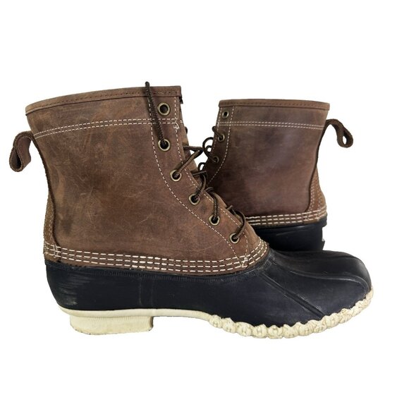 LL Bean Mens 11 Bean Boot Snow Mud Rain Boot Outdoors Preppy Rugged Waterproof - Picture 1 of 12